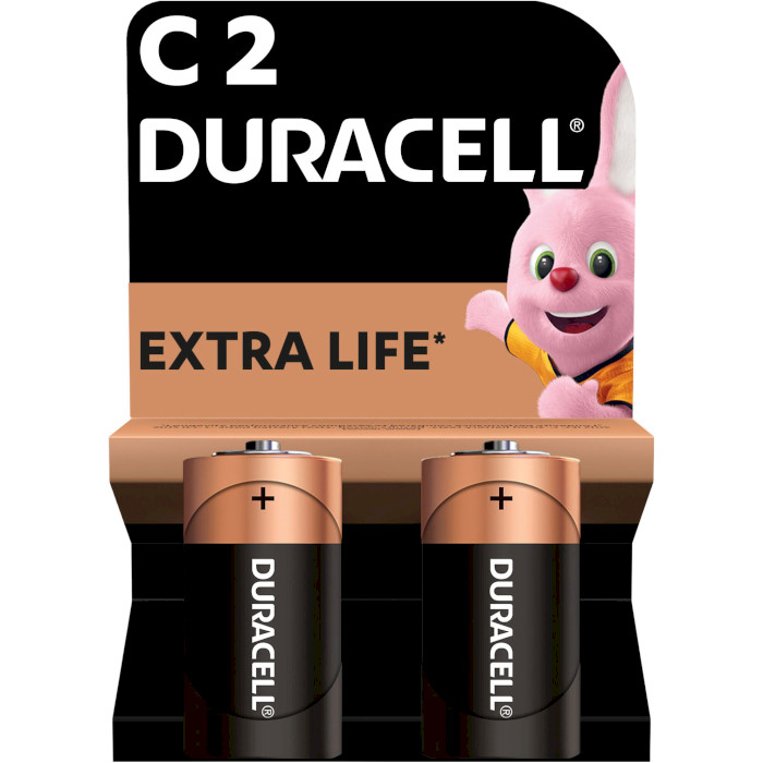 Батарейка DURACELL Basic C 2шт/уп (81427263)