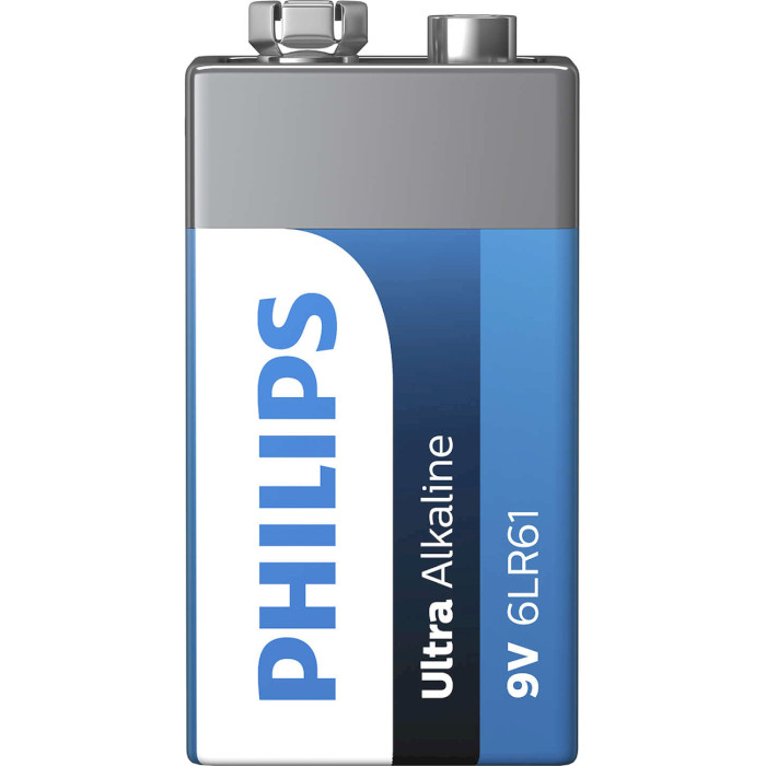Батарейка PHILIPS Ultra Alkaline «Крона» (6LR61E1B/10)