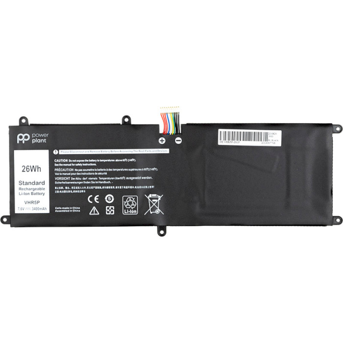 Акумулятор POWERPLANT для ноутбуків Dell Latitude 11 5175 7.6V/3400mAh/26Wh (NB441136)
