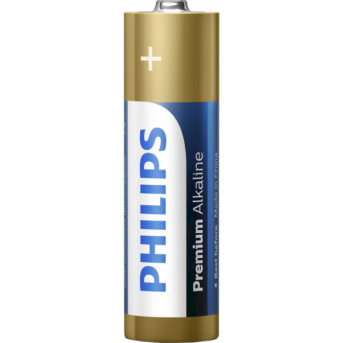 Батарейка PHILIPS Premium Alkaline AA 4шт/уп (LR6M4B/10)