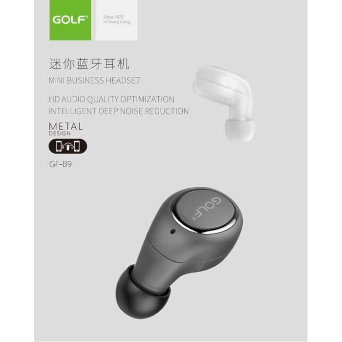 Bluetooth гарнітура GOLF Bluetooth B9 (GF-B9-K)
