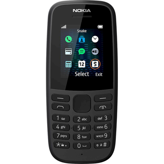 Мобільний телефон NOKIA 105 (2019) DS Black