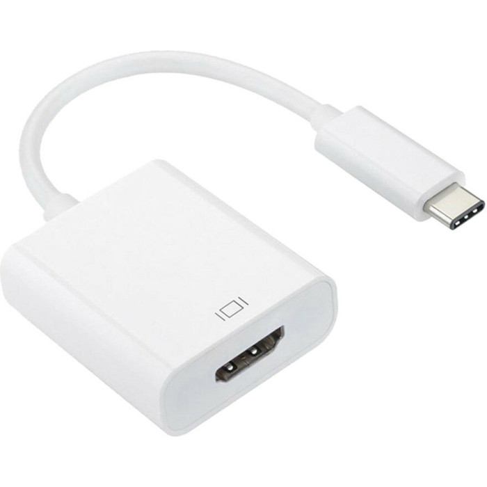 Адаптер ATCOM USB-C - HDMI White (13888)