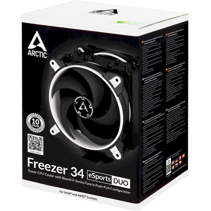 Кулер для процессора ARCTIC Freezer 34 eSports Duo White (ACFRE00061A)