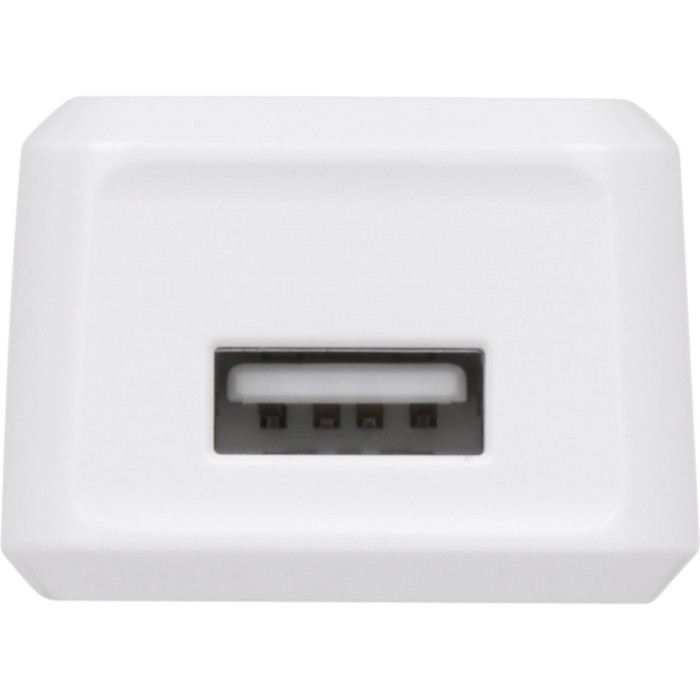 Зарядний пристрій 2E Wall Charger 1xUSB, 2.1A White w/Micro-USB cable (2E-WC1USB2.1A-CM)