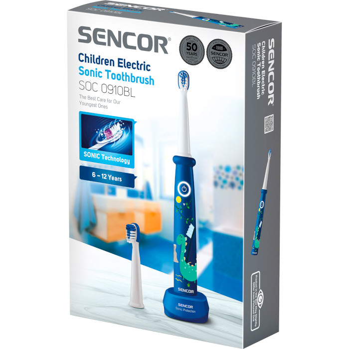 Электрическая детская зубная щётка SENCOR SOC 0910BL (41008416)