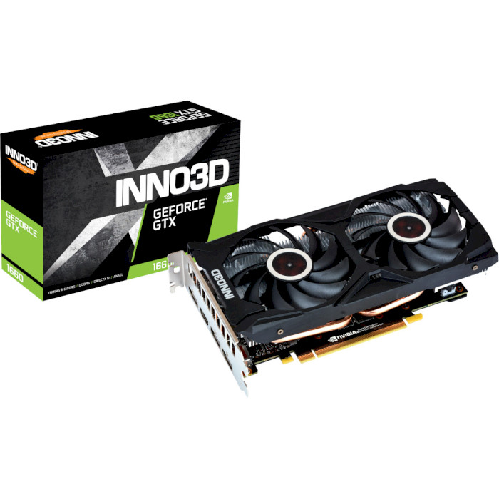Відеокарта INNO3D GeForce GTX 1660 6GB GDDR5 192-bit Gaming OC (N16602-06D5X-1510VA15L)