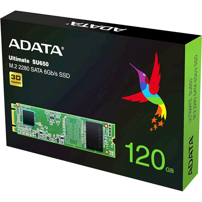 SSD диск ADATA Ultimate SU650 120GB M.2 SATA (ASU650NS38-120GT-C)