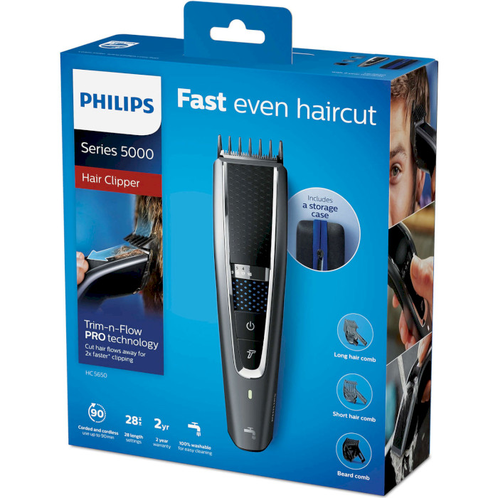 Машинка для стрижки волосся PHILIPS Hairclipper Series 5000 HC5650/15