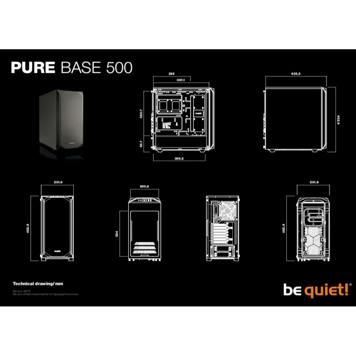 Корпус BE QUIET! Pure Base 500 Metallic Gray (BG036)