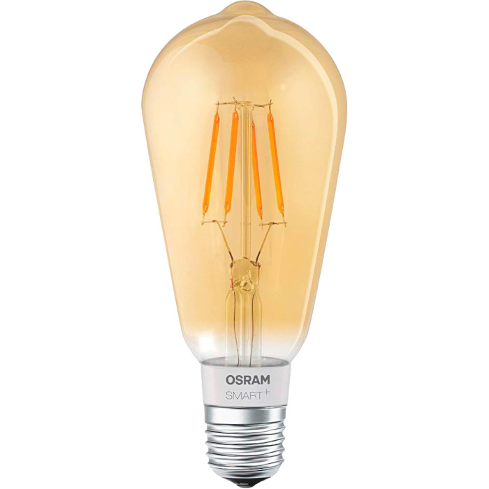 Розумна лампа OSRAM Smart+ Filament Edison Gold Dimmable E27 5.5Вт 2500K (4058075174528)