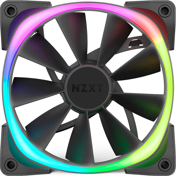 Комплект вентиляторів NZXT Aer RGB 2 120 Black Starter Kit 2-Pack (HF-2812C-D1)