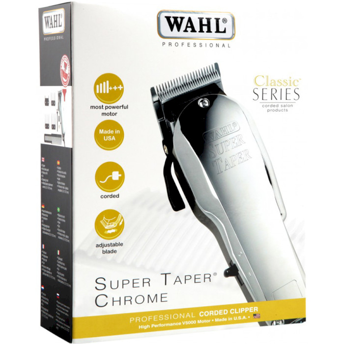 Машинка для стрижки волосся WAHL Chrome Super Taper (8463-316)