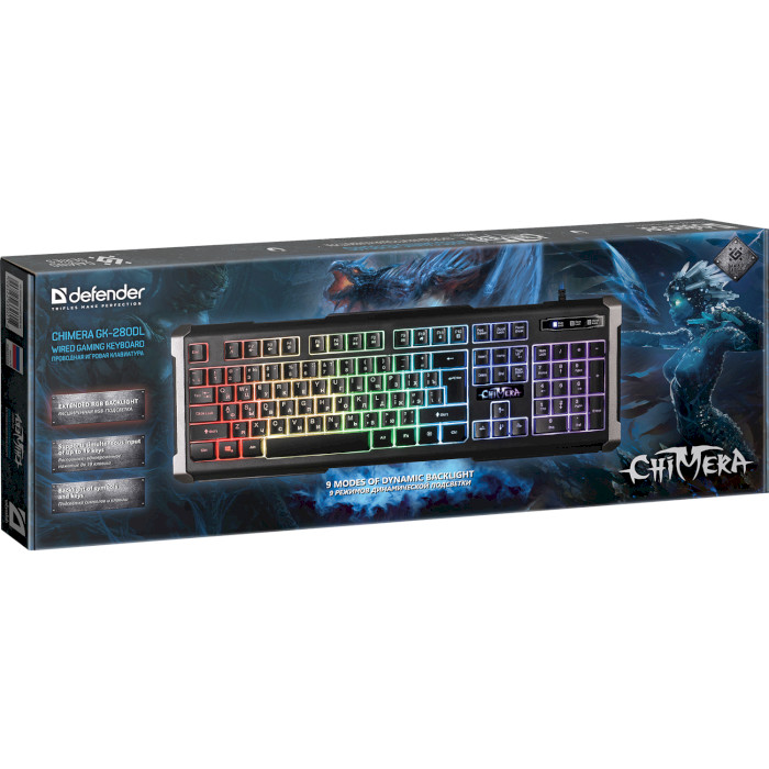 Клавиатура DEFENDER Chimera GK-280DL (45280)