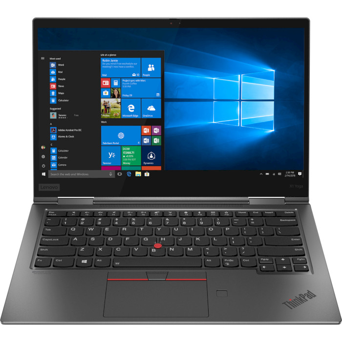 Ноутбук LENOVO ThinkPad X1 Yoga Gen 4 Iron Gray (20QF001XRT)