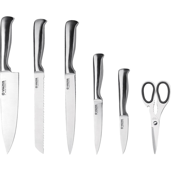 Набор кухонных ножей на подставке VINZER Iceberg 7пр (89110)