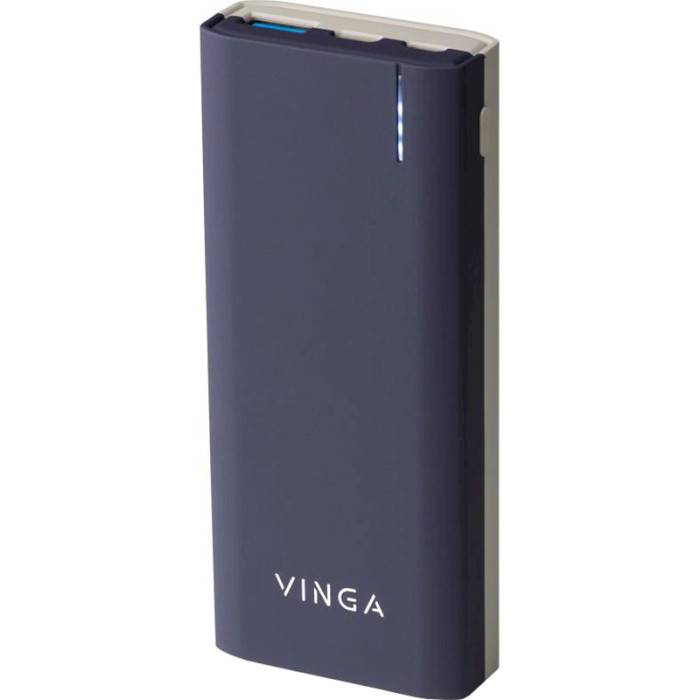 Повербанк VINGA 10000 Soft Touch 10000mAh Purple (BTPB3810QCROP)