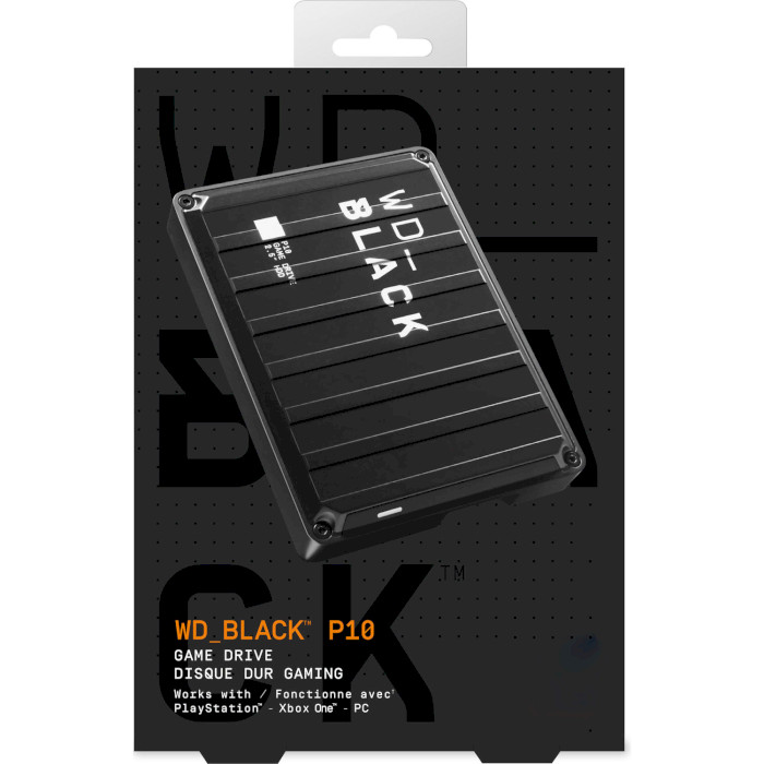 Портативный жёсткий диск WD Black P10 Game Drive 2TB USB3.2 (WDBA2W0020BBK-WESN)