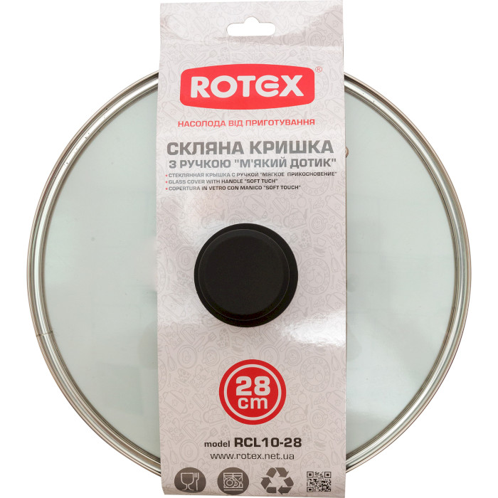 Кришка для посуду ROTEX RCL10-28 28см