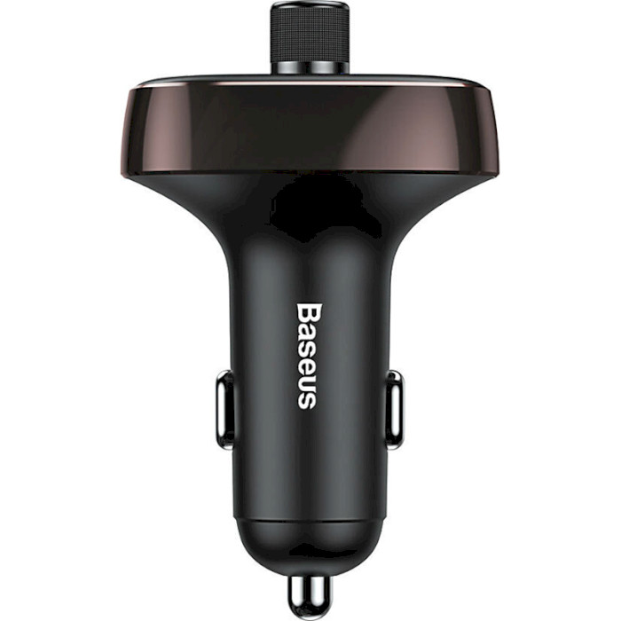 FM-трансмиттер BASEUS T-typed S-09 Bluetooth MP3 Car Charger Dark Coffee (CCALL-TM12)