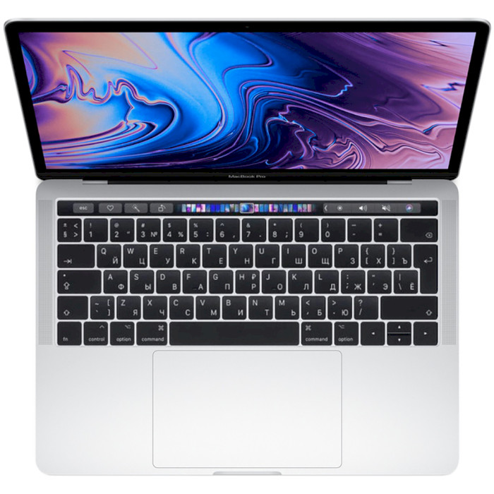 Ноутбук APPLE A2159 MacBook Pro 13" Touch Bar Silver (MUHR2RU/A)