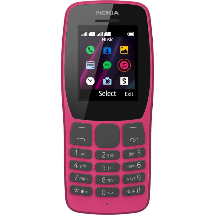 Мобільний телефон NOKIA 110 (2019) Pink
