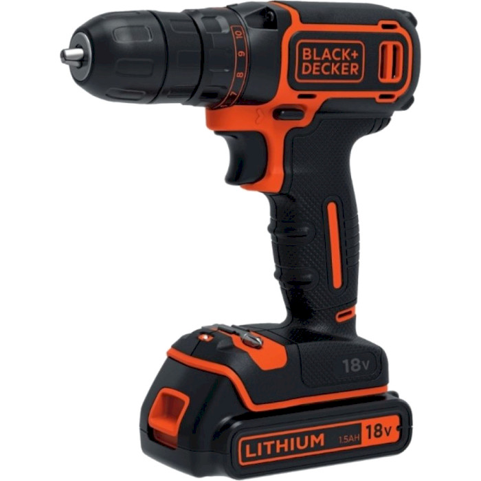 Аккумуляторная дрель-шуруповёрт BLACK+DECKER BDCDC18B