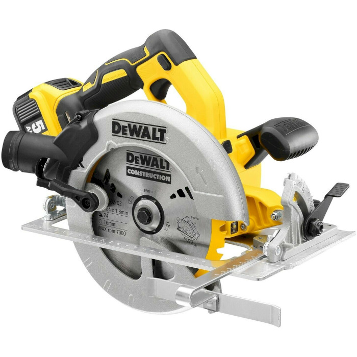 Акумуляторна дискова пила DEWALT DCS570P2