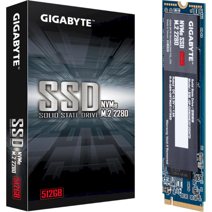 SSD диск GIGABYTE M.2 PCIe 512GB M.2 NVMe (GP-GSM2NE3512GNTD)