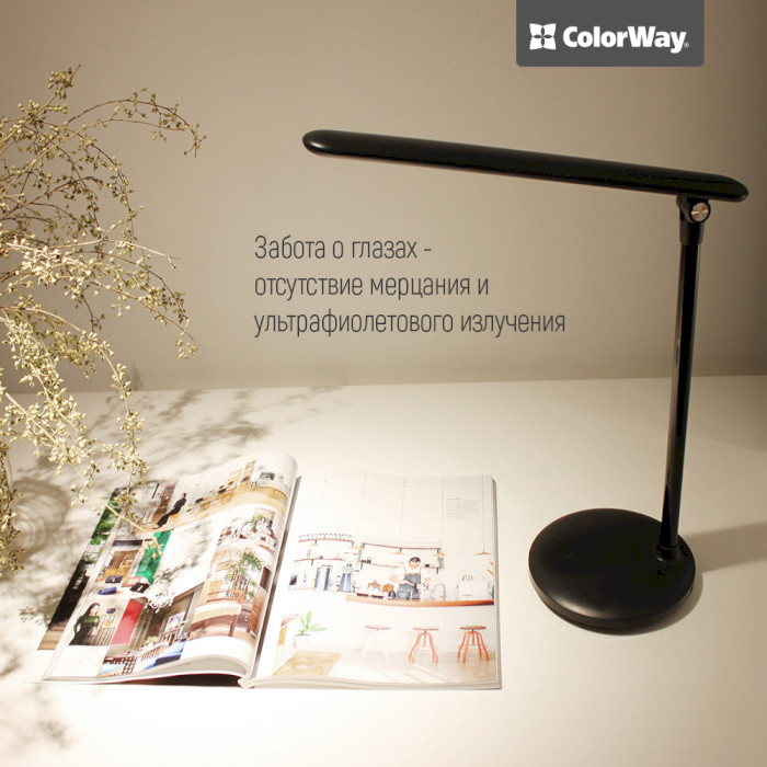 Лампа настільна COLORWAY CW-DL02B-B