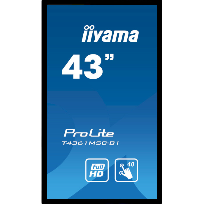 Информационный дисплей 43" IIYAMA ProLite T4361MSC-B1