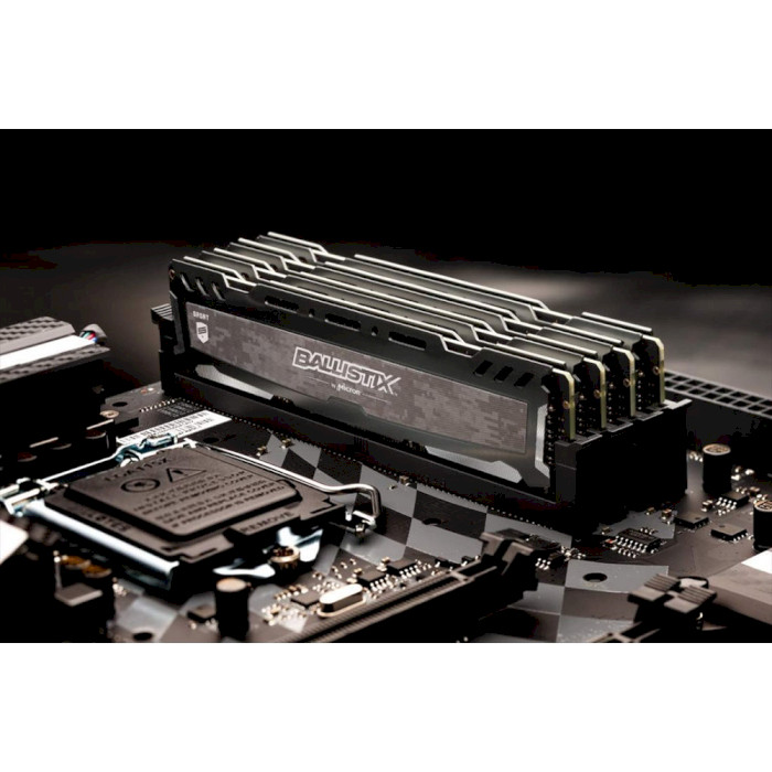 Модуль памяти CRUCIAL Ballistix Sport LT Gray DDR4 3200MHz 32GB Kit 2x16GB (BLS2K16G4D32AESB)