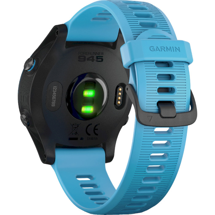 Смарт-часы GARMIN Forerunner 945 Tri-Bundle HRM with Blue and Black Silicone Bands (010-02063-11/10)