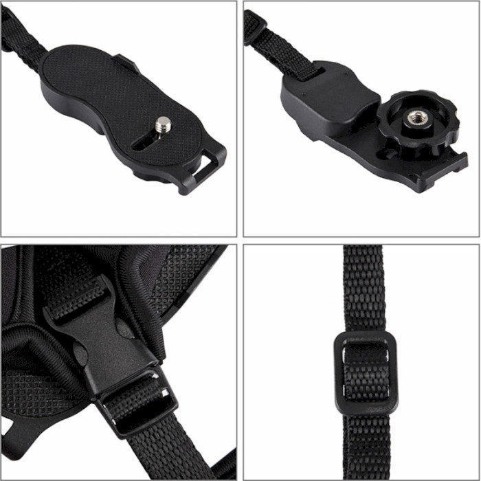 Кистьовий ремінь PULUZ Hand Grip Wrist Strap with 1/4 inch Screw Plastic Plate