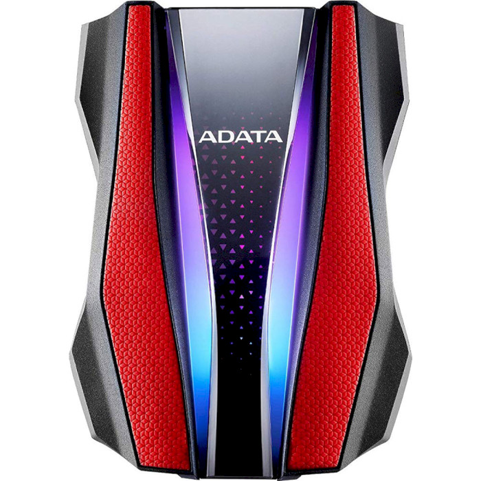 Портативный жёсткий диск ADATA HD770G RGB 1TB USB3.2 Red (AHD770G-1TU32G1-CRD)