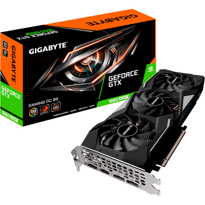 Відеокарта GIGABYTE GeForce GTX 1660 Super Gaming OC 6G (GV-N166SGAMING OC-6GD)