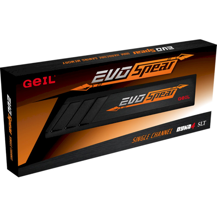 Модуль памяти GEIL EVO Spear Stealth Black DDR4 3200MHz 8GB (GSB48GB3200C16ASC)