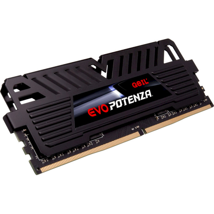 Модуль пам'яті GEIL EVO Potenza Black DDR4 3000MHz 16GB (GPB416GB3000C16ASC)