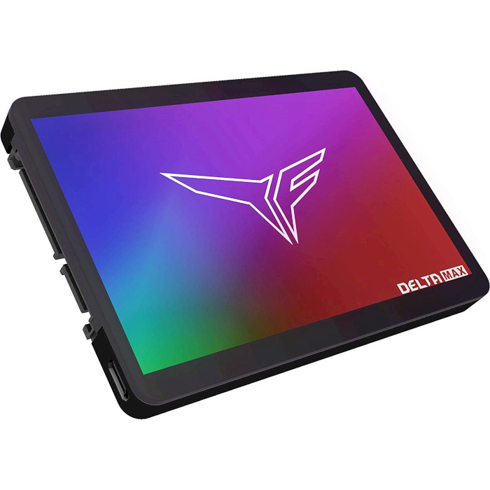 SSD диск TEAM T-Force Delta Max RGB 500GB 2.5" SATA (T253TM500G3C302)