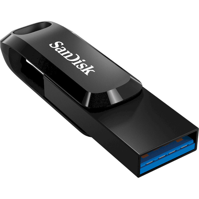 Флешка SANDISK Ultra Dual Go 128GB USB+Type-C3.2 Black (SDDDC3-128G-G46)