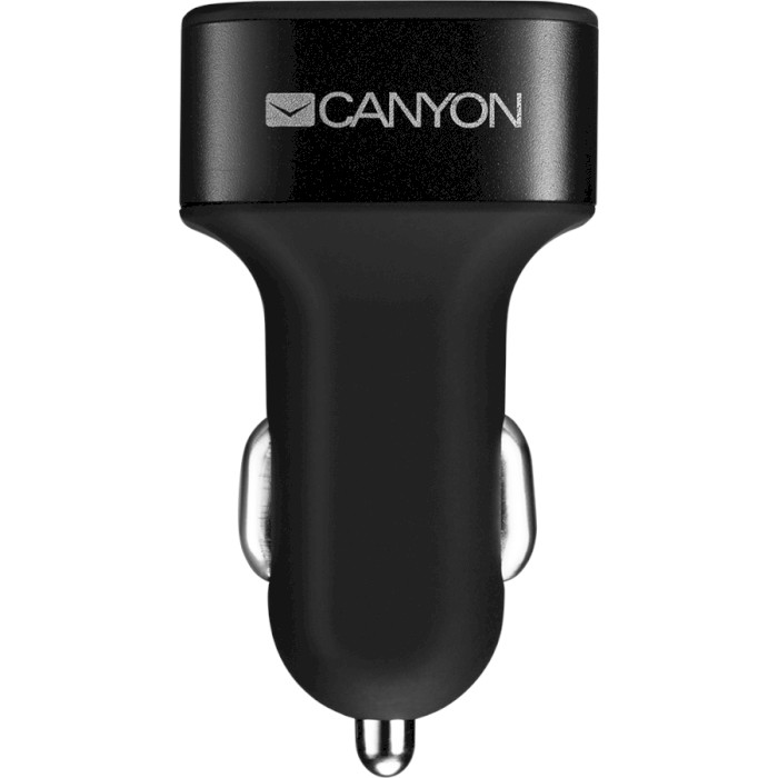Автомобільний зарядний пристрій CANYON C-06 3xUSB-A, 3.1A Black (CNE-CCA06B)