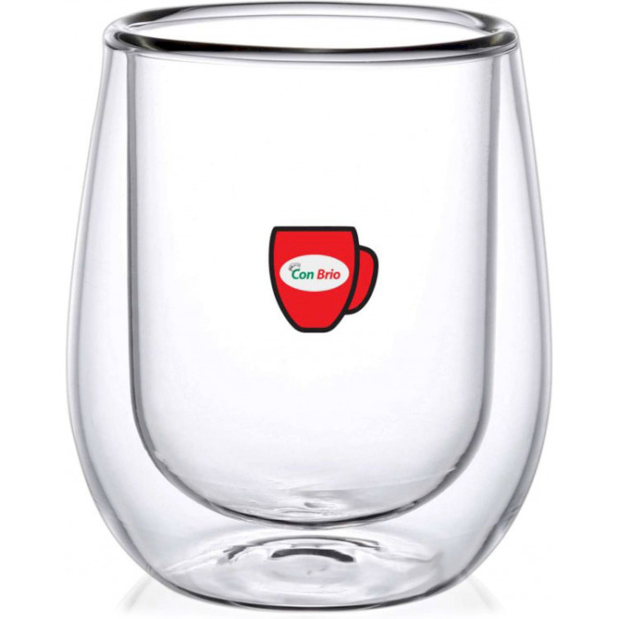 Набір склянок з подвійними стінками CON BRIO 6x200мл (CB-8720)
