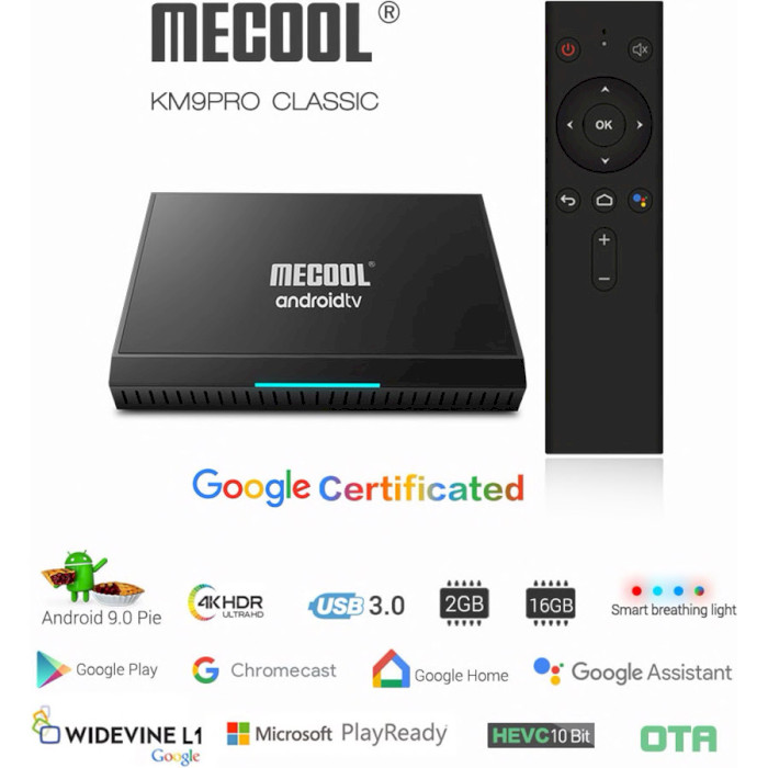 Медіаплеєр MECOOL KM9 Pro Classic 2/16G