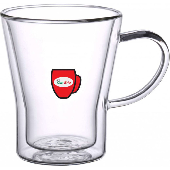 Набір чашок CON BRIO Double Glass 6x280мл (CB-8528)