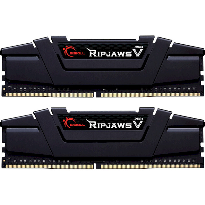 Модуль памяти G.SKILL Ripjaws V Classic Black DDR4 3200MHz 32GB Kit 2x16GB (F4-3200C16D-32GVK)