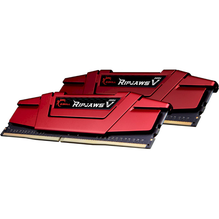 Модуль пам'яті G.SKILL Ripjaws V Blazing Red DDR4 3000MHz 32GB Kit 2x16GB (F4-3000C16D-32GVRB)