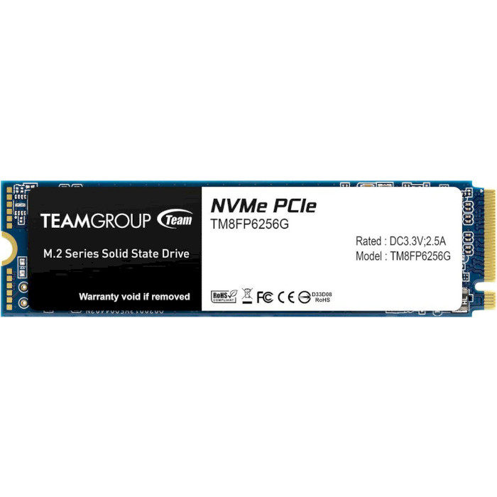 SSD диск TEAM MP33 256GB M.2 NVMe (TM8FP6256G0C101)