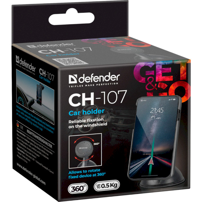 Автотримач для смартфона DEFENDER CH-107 (29107)