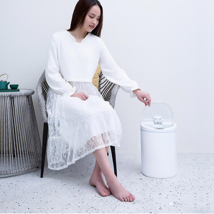 Розумний кошик для сміття XIAOMI NINESTARS Sensor Trash Can Polar White (DZT-10-29S)