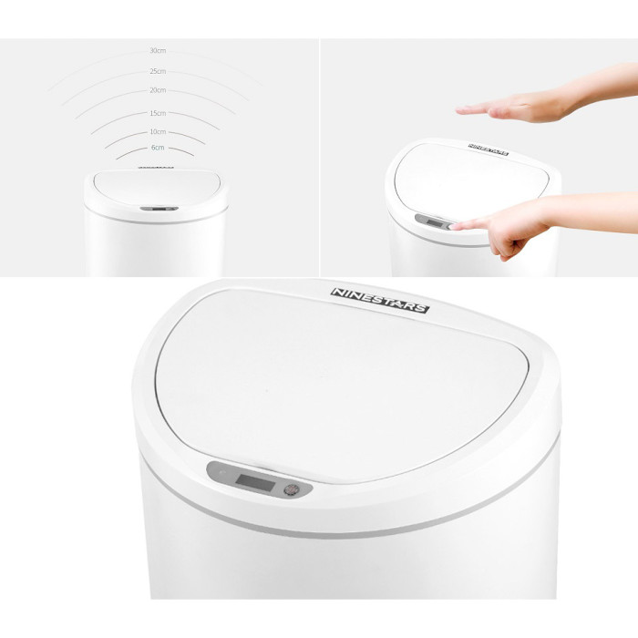 Розумний кошик для сміття XIAOMI NINESTARS Sensor Trash Can Polar White (DZT-10-29S)